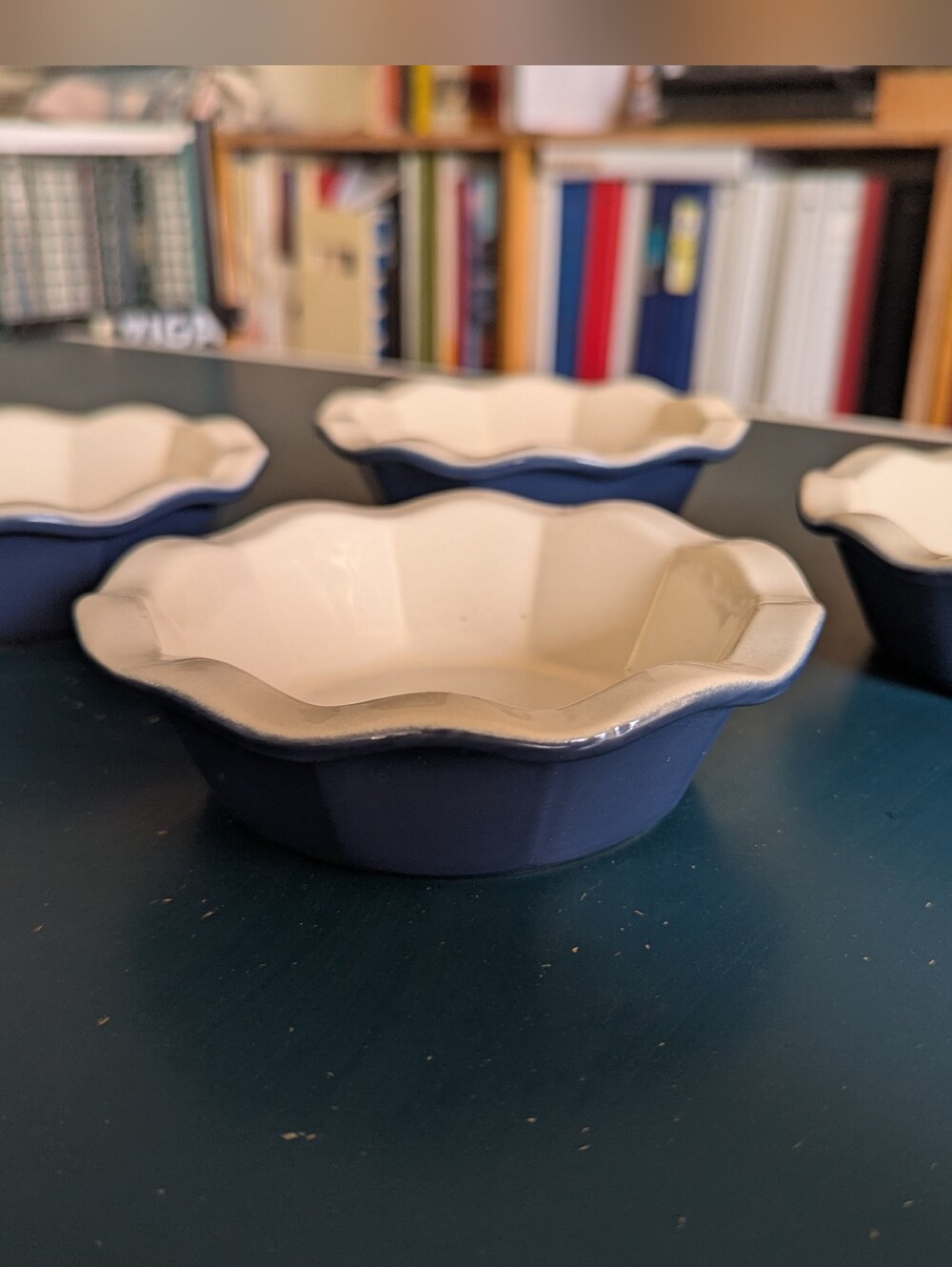 Set Of 4 Mini Pie Dishes From Emile Henry For Williams Sonoma